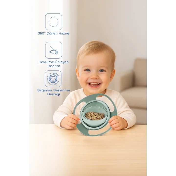 Babyjem Dökülmeyen Tabak Soft Yeşil