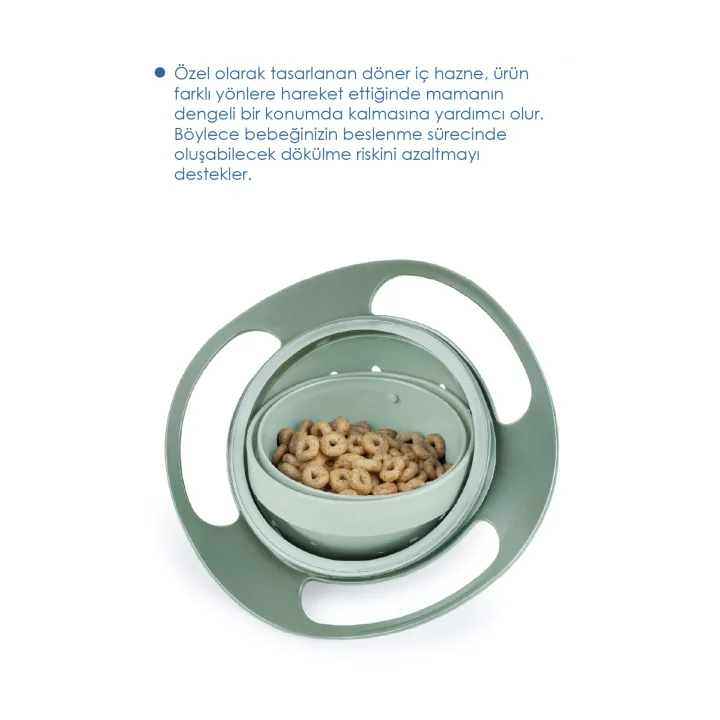 Babyjem Dökülmeyen Tabak Soft Yeşil