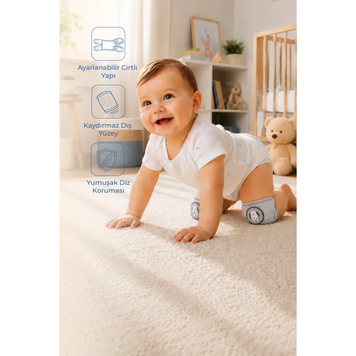 Babyjem Emekleme Dizliği Gri