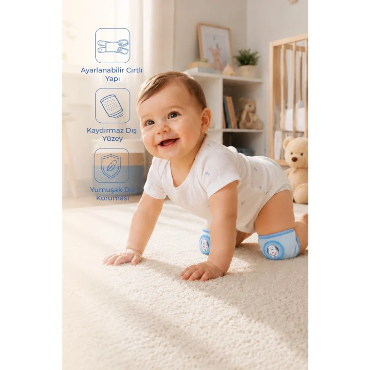 Babyjem Emekleme Dizliği Mavi