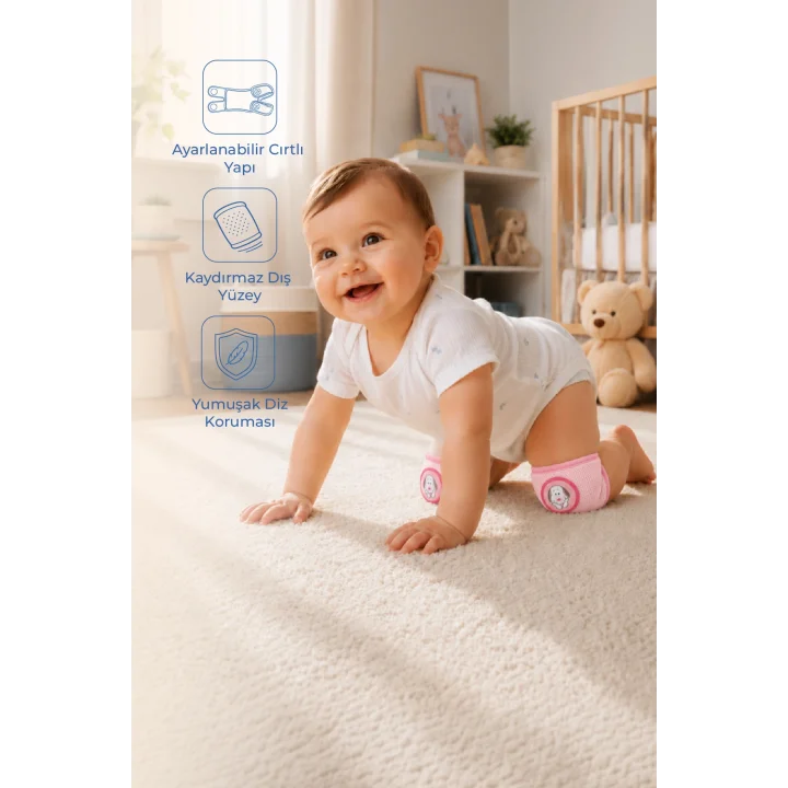 Babyjem Emekleme Dizliği Pembe