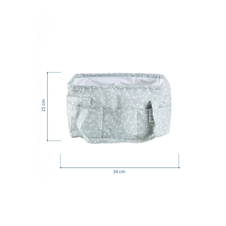 Babyjem Katlamalı Çanta Anne&Bebek Organizer Yeşil Çiçek