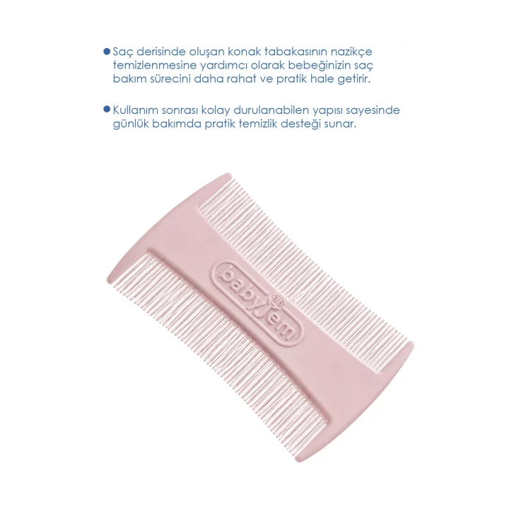 Babyjem Konak Tarağı Soft Pembe