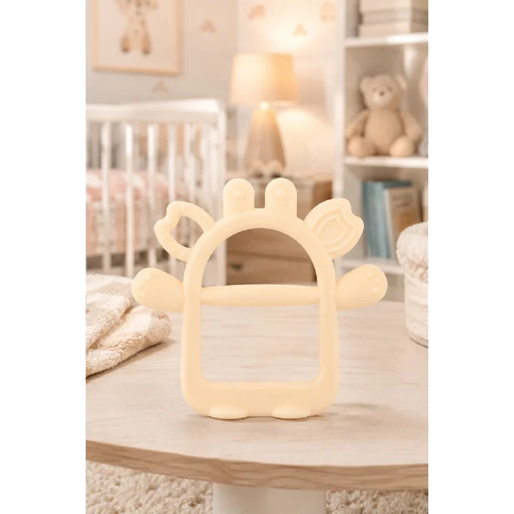 Babyjem Silikon Kolay Kavrama Diş Kaşıyıcı Ekru