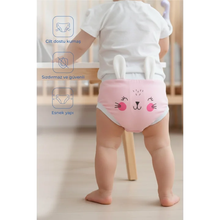 Babyjem Soft Alıştırma Külodu Pembe 3 Yaş