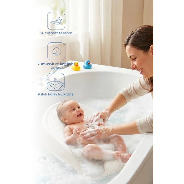 Babyjem Soft Banyo Desteği Bebek Yıkama Yardımcısı Kum Beji