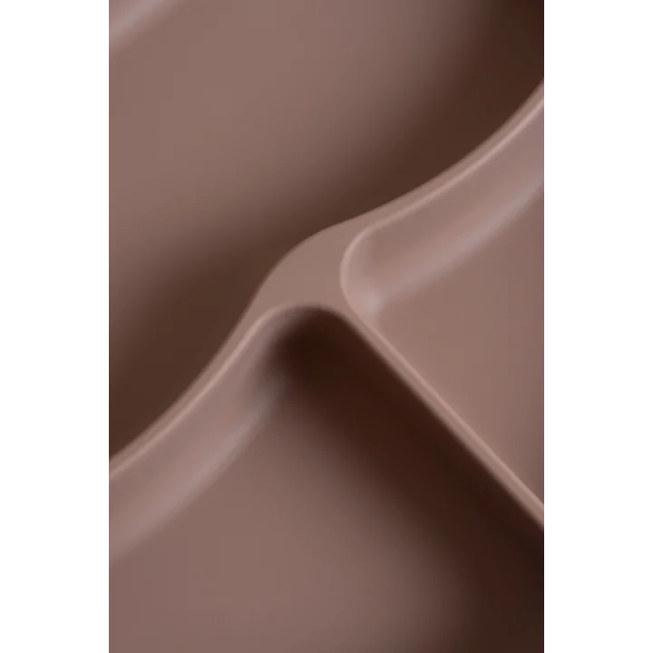Babyjem Vakum Tabanlı Sabitlenebilir Silikon Tabak Latte