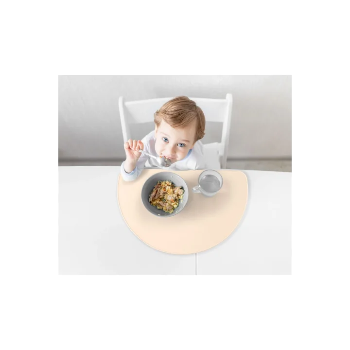 Babyjem Silinebilir Beslenme Mama Servis Matı Ekru