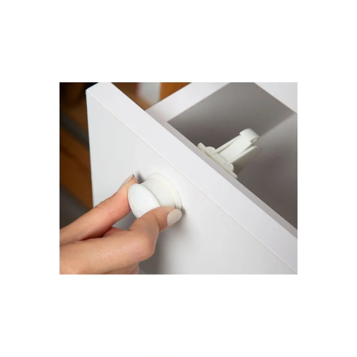 Babyjem Mıknatıslı Çekmece Kiliti Çoklu Paket - 12 Kilit + 3 Mıknatıs
