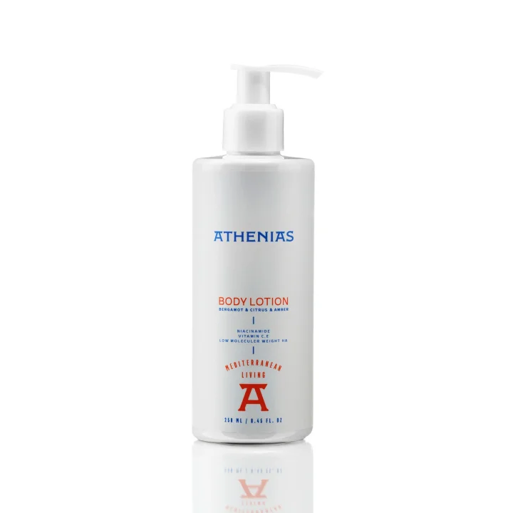 Athenias Niacinamide, E Ve C Vitamini İçeren Vücut Losyonu 250 ml Uzun Süre Nem Cilt Tonu Eşitleyici