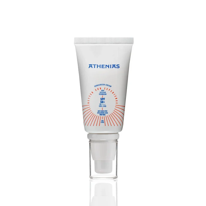 Athenias Sunscreen Anti Dark Spot 50 gr Leke Karşıtı Spf50+ Tüm Cilt Tipleri UVA UVB Yüz Güneş Kremi