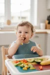 Babyjem Oval Hazneli Silikon Mama Önlüğü Mint
