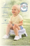 Babyjem Portatif Katlanabilir Seyahat Lazımlığı Soft Mavi + 5 Hediye Poşet