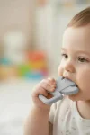 Babyjem Yumuşak Diş Kaşıyıcı Kaktüs Gri