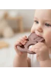 Babyjem Silikon Fil Diş Kaşıyıcı Mocha