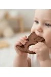 Babyjem Silikon Fil Diş Kaşıyıcı Latte