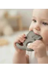 Babyjem Silikon Fil Diş Kaşıyıcı Gri