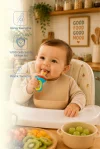 Babyjem Silikon Yumuşak Uçlu Meyve Süzgeçi Sebze Emziği Renkli