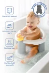 Babyjem Önden Açılır Banyo ve Mama Oturağı ve Hediye Minderli - 2  Li Set Kum Beji