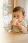 Babyjem Kolay Kavrama Silikon Bardak Ekru