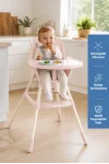 Babyjem XSoft Mama Sandalyesi Soft Pembe