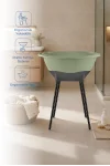 Babyjem Yeni Nesil Elegant Su Tahliyeli Giderli Ayaklı Bebek Küveti Soft Yeşil
