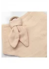 Babyjem Ahşap Diş Kaşıyıcılı Bürümcük Müslin Mama Önlüğü Somon