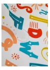 Babyjem Baskılı Blw Kollu Mama Önlüğü Harf Desen