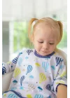 Babyjem Baskılı Blw Kollu Mama Önlüğü Balon Desen