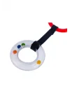 Babyjem Pusete Asılabilir Oval Sesli Çıngırak Kırmızı