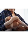 Babyjem Emzirme Yastığı Somon Çiçek