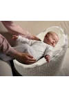 Babyjem Fasulye Yatak Gri Çiçek