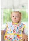 Babyjem Baskılı Blw Kolsuz Mama Önlüğü Harf Desen