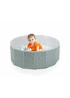 Babyjem Katlanabilir Bebek Top Havuzu Yeşil Çiçek 100 Adet Top Hediyeli
