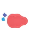 Babyjem Bebek Küvet İçi Sünger + Yıkama Süngeri Kırmızı