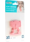 Babyjem Yumuşak Diş Kaşıyıcı Fil Pembe