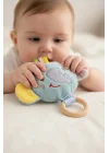 Babyjem Ahşap Halkalı Sevimli Fil Dişlik Yeşil