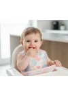 Babyjem Leke Tutmaz Giymeli Mama Önlüğü Pembe Puzzle