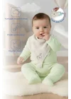 Babyjem Emzik Askılı Müslin Mama Önlüğü Ekru