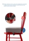 Babyjem QuickBoost Bebek Mama Sandalye Yükseltici Minder Antrasit
