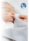 Babyjem Bürümcük Bebek Ağız Ter Mendili 4 Adet Gri