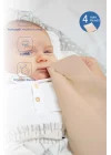 Babyjem Bürümcük Bebek Ağız Ter Mendili 4 Adet Somon