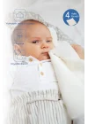 Babyjem Bürümcük Bebek Ağız Ter Mendili 4 Adet Ekru