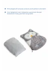 Babyjem Kiraz Çekirdekli Baykuş Kadife Rahatlatıcı Gaz Kemeri & Gaz Yastığı - Gri