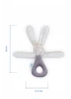 Babyjem Tutmalı Çıngıraklı Mini Peluş Tavşan Taş 842
