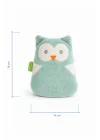 Babyjem Kiraz Çekirdekli Baykuş Kadife Rahatlatıcı Gaz Kemeri & Gaz Yastığı - Yeşil