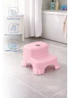 Babyjem Kaydırmaz Bebek Katlı Basamağı Soft Pembe