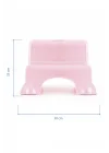 Babyjem Kaydırmaz Bebek Katlı Basamağı Soft Pembe