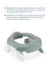 Babyjem 2 İn 1 Portatif Katlanabilir Seyahat Lazımlığı Klozet Adaptörü Soft Yeşil + 5 Hediye Poşet