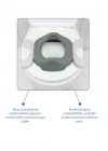 Babyjem 2 İn 1 Portatif Katlanabilir Seyahat Lazımlığı Klozet Adaptörü Soft Yeşil + 5 Hediye Poşet